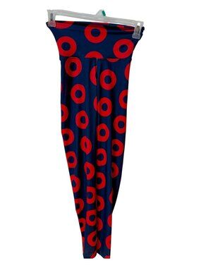 Grassroots California Phish Donuts Blue Yoga Leggings Sz XS